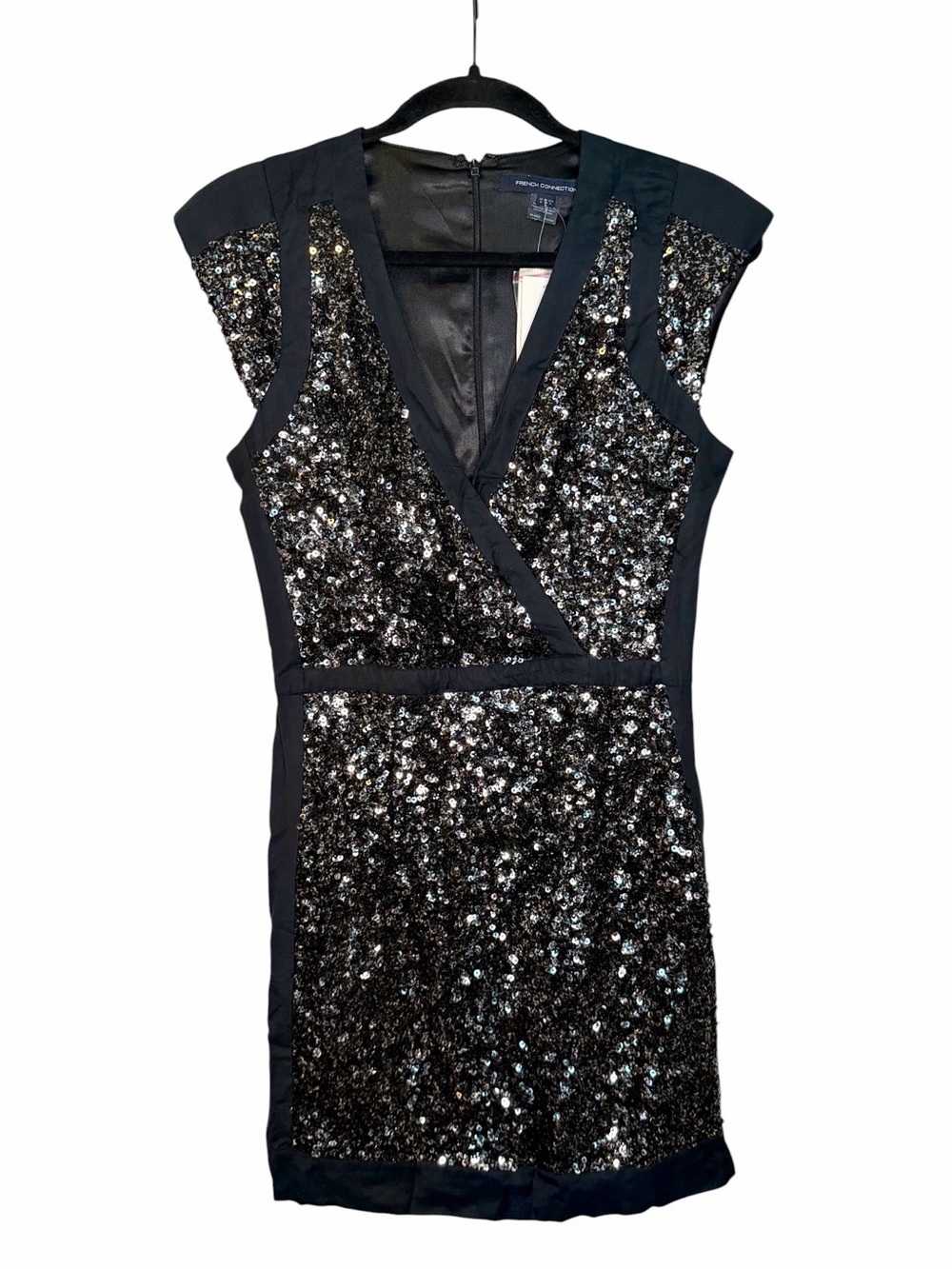 NWT French Connection Sequined Mini Dress - Size 4